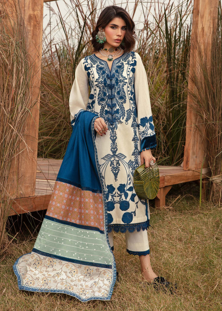 Saira Shakira | Raya Winter Stitched 23 | Pearl - Waniyas