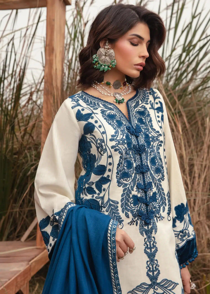 Saira Shakira | Raya Winter Stitched 23 | Pearl - Waniyas