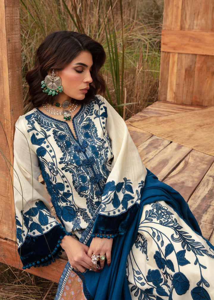 Saira Shakira | Raya Winter Stitched 23 | Pearl - Waniyas