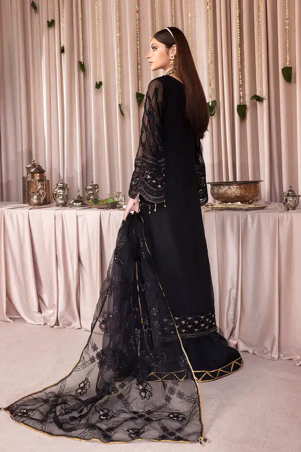 Emaan Adeel | Romansiyyah Luxury Formals 23 | RM-07 BLACK SWAN