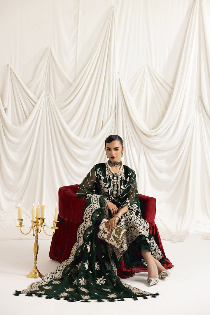 Alizeh | Formals Collection | Clara B (GREEN) - Waniyas