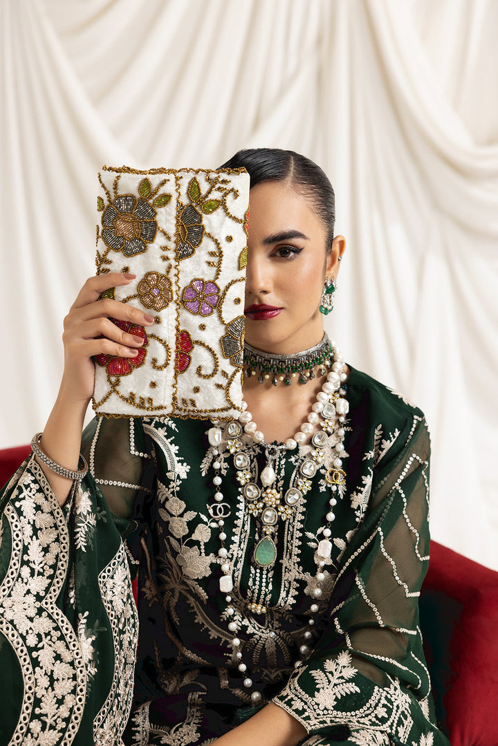 Alizeh | Formals Collection | Clara B (GREEN) - Waniyas