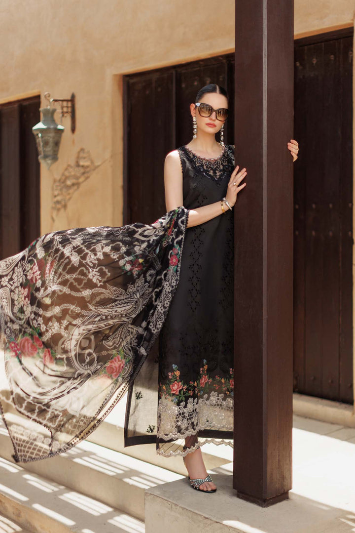 Noor By Saadia Asad | Eid Handwork Laserkari Lawn 24 | D6 - Waniyas