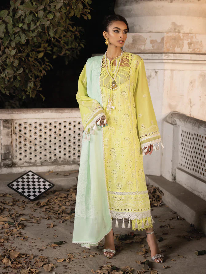 Faiza Faisal | Maya Luxury Lawn | Derya - Waniyas