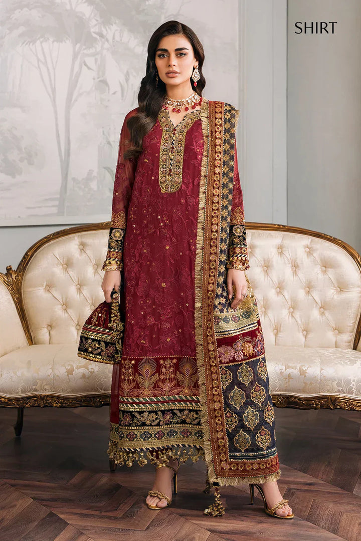 Baroque | Chantelle Embroidered Collection | CH12-07 - Waniyas