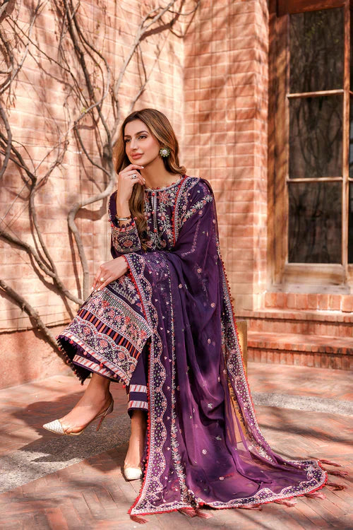 Farasha | Kaavish Lawn 24 | SHADOW BERRY - Waniyas