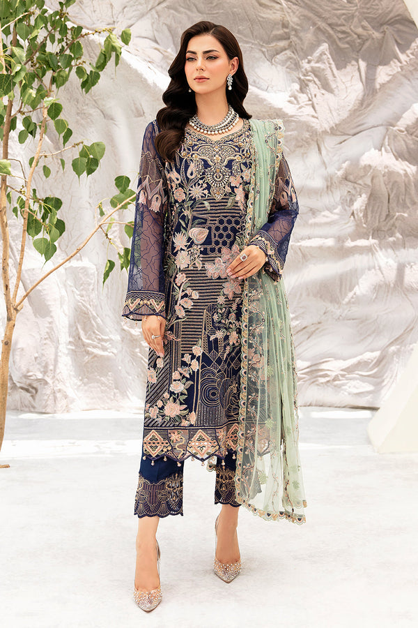 Ramsha | Minhal Organza Collection | M-902 - Waniyas