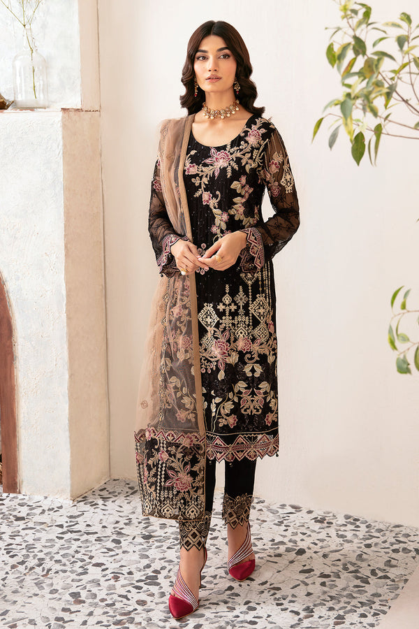 Ramsha | Rangoon Chiffon Collection 24 | D-1204 - Waniyas