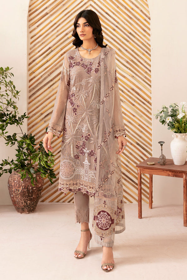 Ramsha | Rangoon Chiffon Collection 24 | D-1206 - Waniyas