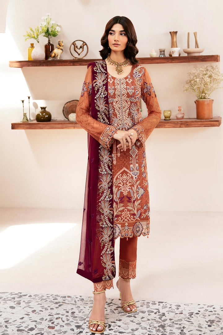 Ramsha | Rangoon Chiffon Collection 24 | D-1209 - Waniyas