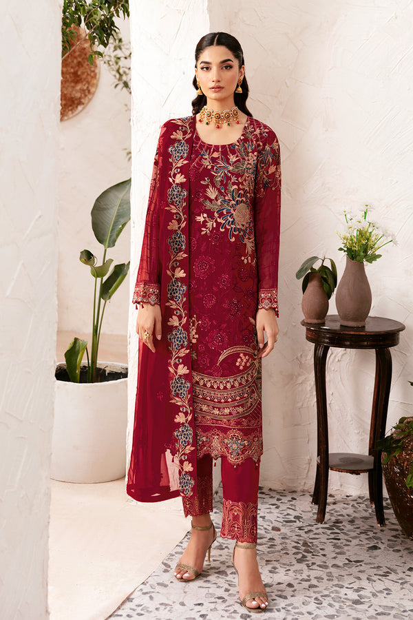 Ramsha | Rangoon Chiffon Collection 24 | D-1205 - Waniyas