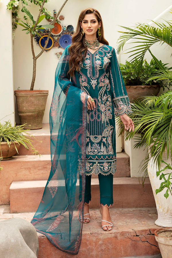 Ramsha | Luxury Lawn 24 | Y-808 - Waniyas