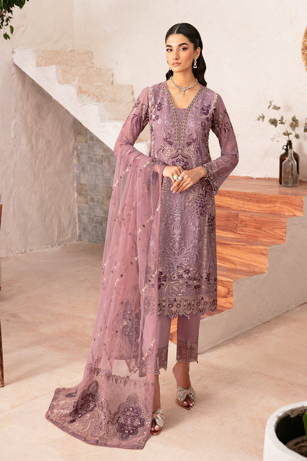 Ramsha | Rangoon Chiffon Collection 24 | D-1208 - Waniyas