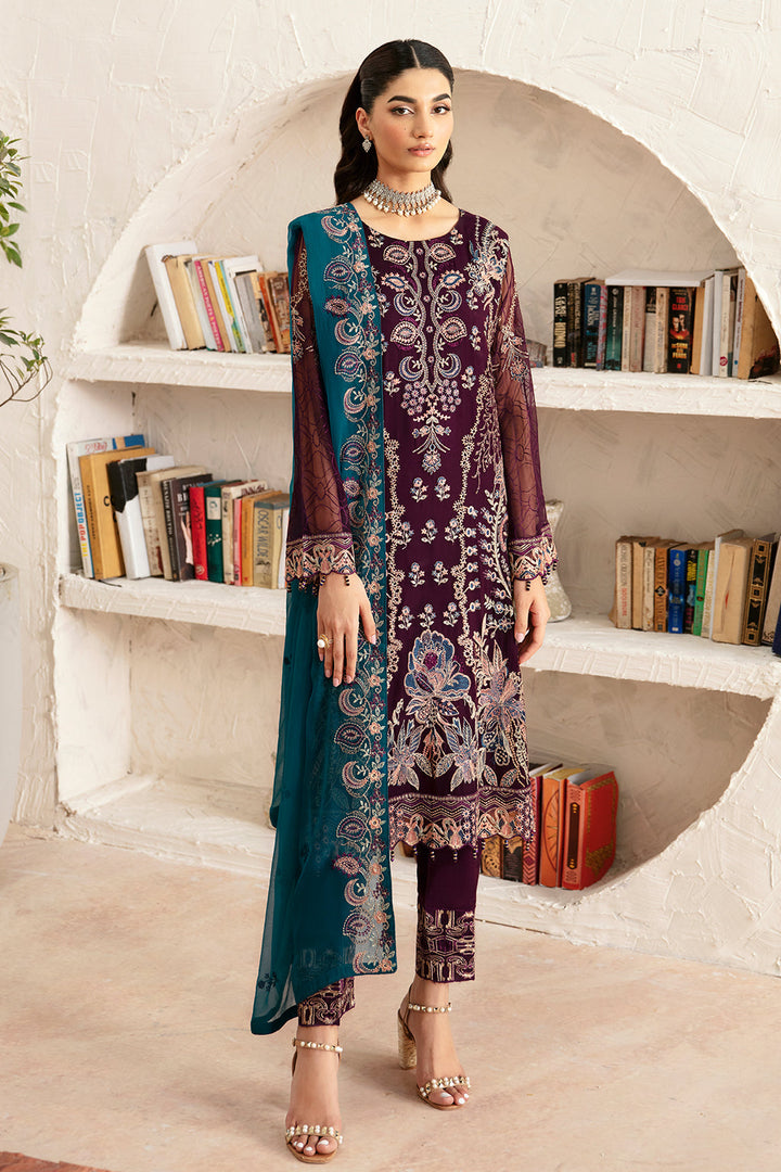 Ramsha | Rangoon Chiffon Collection 24 | D-1211 - Waniyas