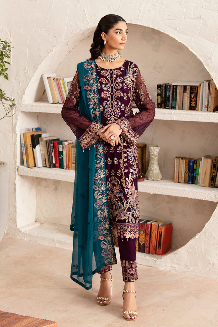 Ramsha | Rangoon Chiffon Collection 24 | D-1211 - Waniyas