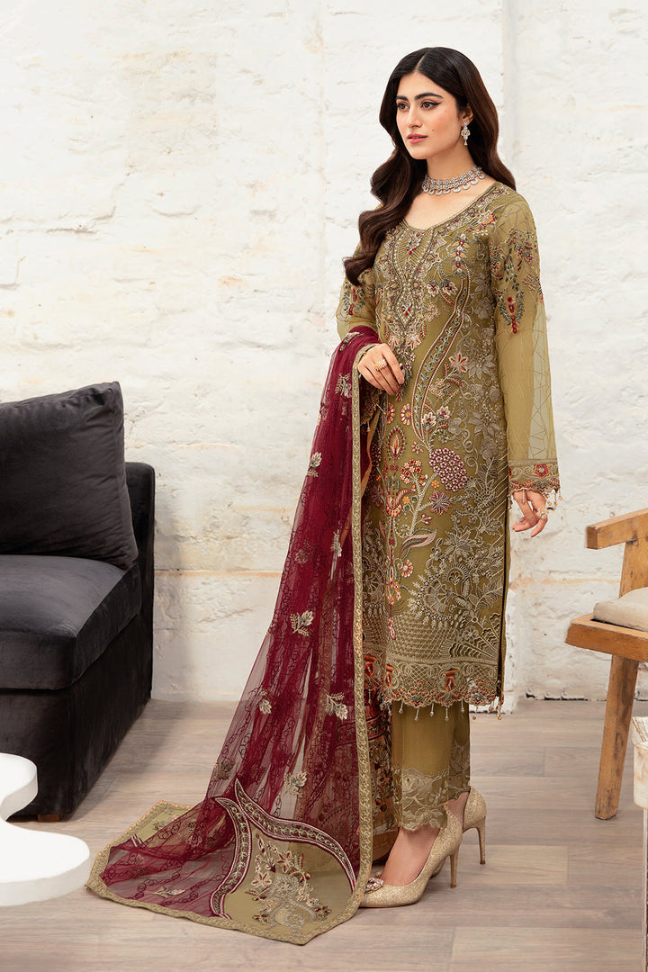 Ramsha | Minhal Organza Collection | M-1010 - Waniyas