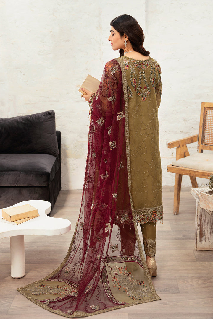 Ramsha | Minhal Organza Collection | M-1010 - Waniyas