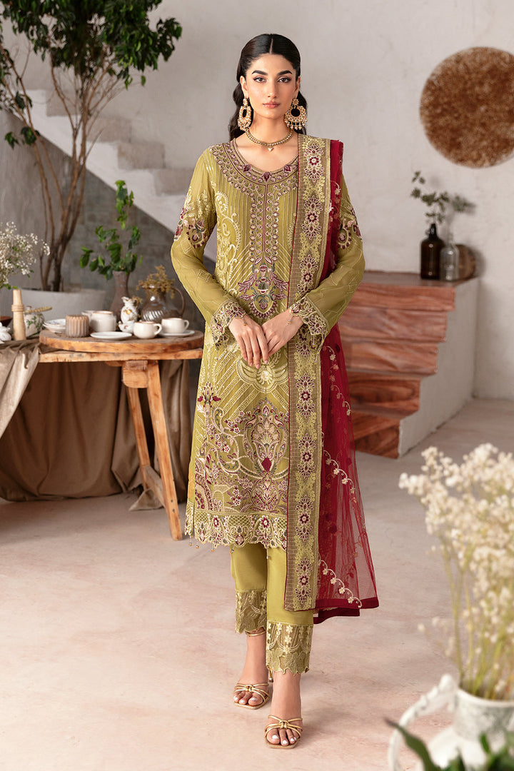 Ramsha | Rangoon Chiffon Collection 24 | D-1203 - Waniyas