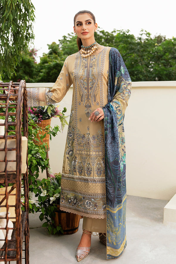 Ramsha | Luxury Lawn 24 | Y-802 - Waniyas