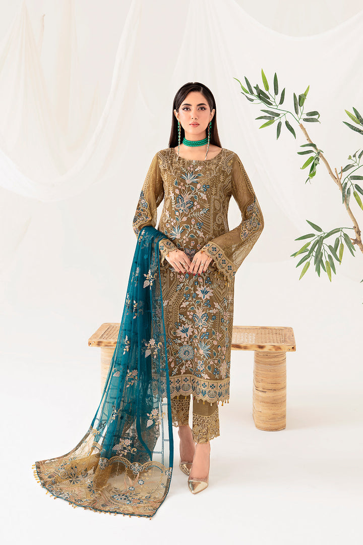 Ramsha | Rangoon Chiffon Collection 24 | D-1012 - Waniyas