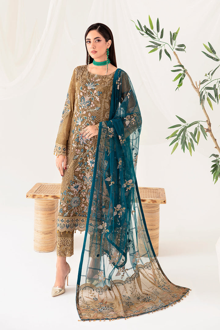 Ramsha | Rangoon Chiffon Collection 24 | D-1012 - Waniyas