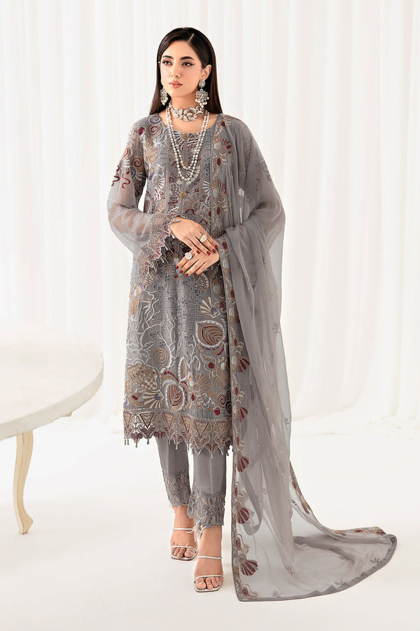 Ramsha | Rangoon Chiffon Collection 24 | D-1006 - Waniyas