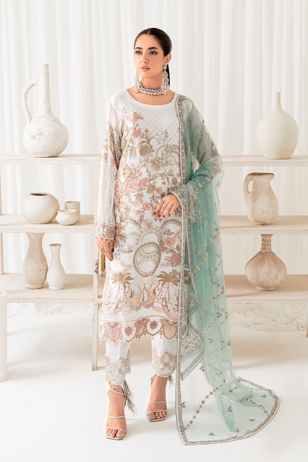 Ramsha | Rangoon Chiffon Collection 24 | D-1005 - Waniyas