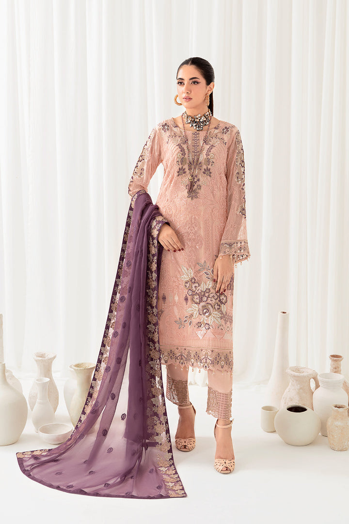 Ramsha | Rangoon Chiffon Collection 24 | D-1007 - Waniyas