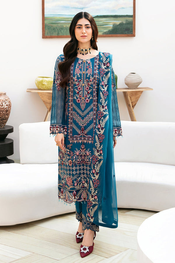 Ramsha | Chevron Chiffon Collection | A-811 - Waniyas