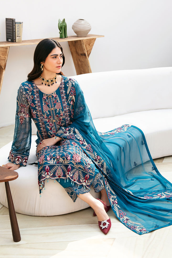 Ramsha | Chevron Chiffon Collection | A-811 - Waniyas