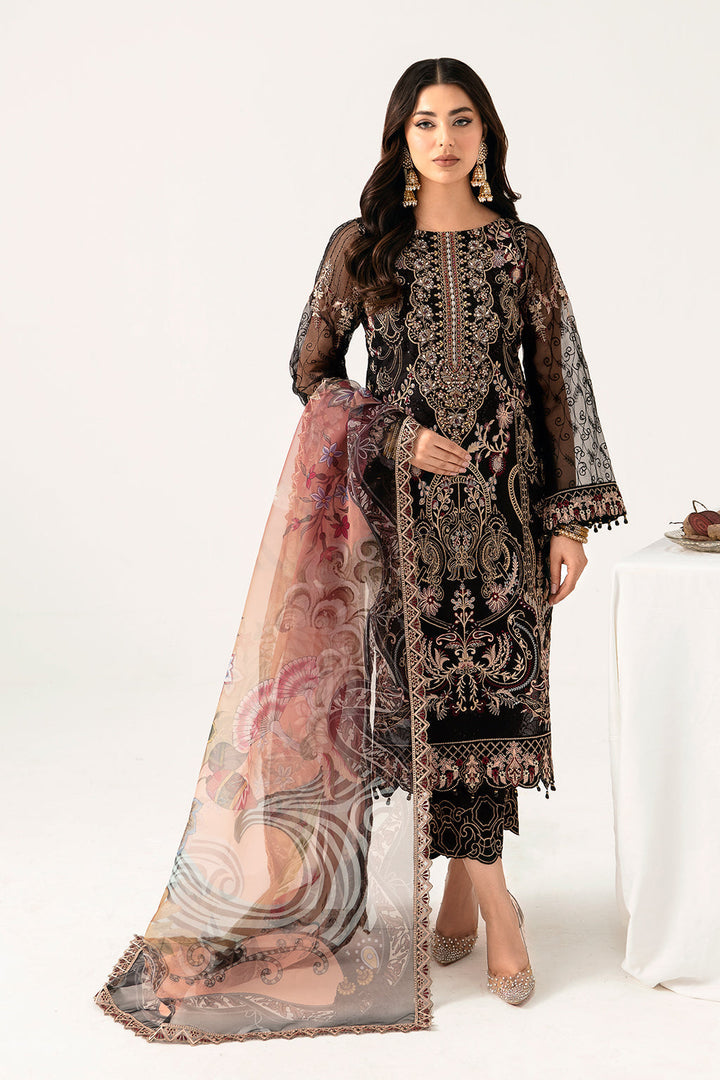 Ramsha | Minhal Organza Collection | M-1105 - Waniyas