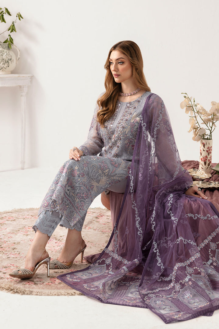 Ramsha | Minhal Organza Collection | M-1104 - Waniyas