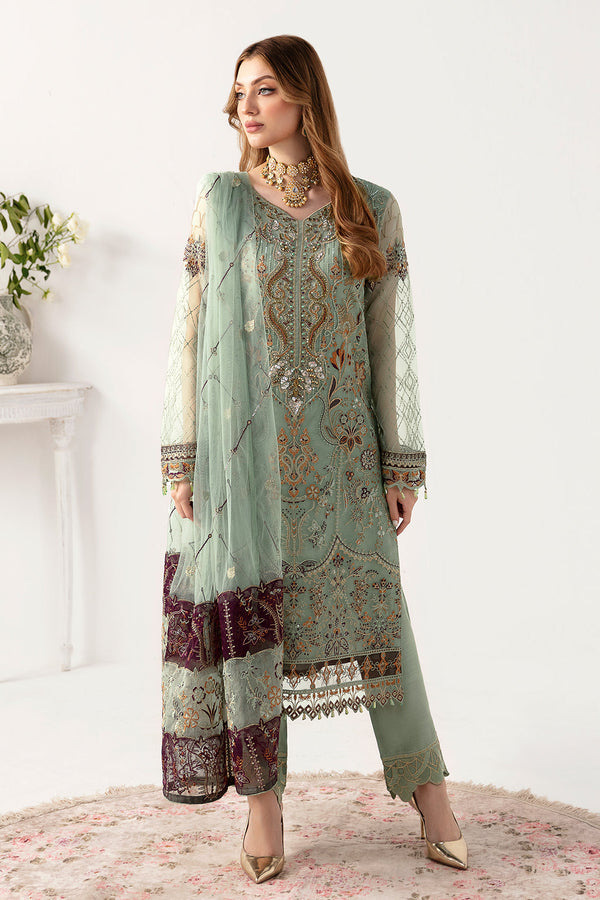 Ramsha | Minhal Organza Collection | M-1108 - Waniyas