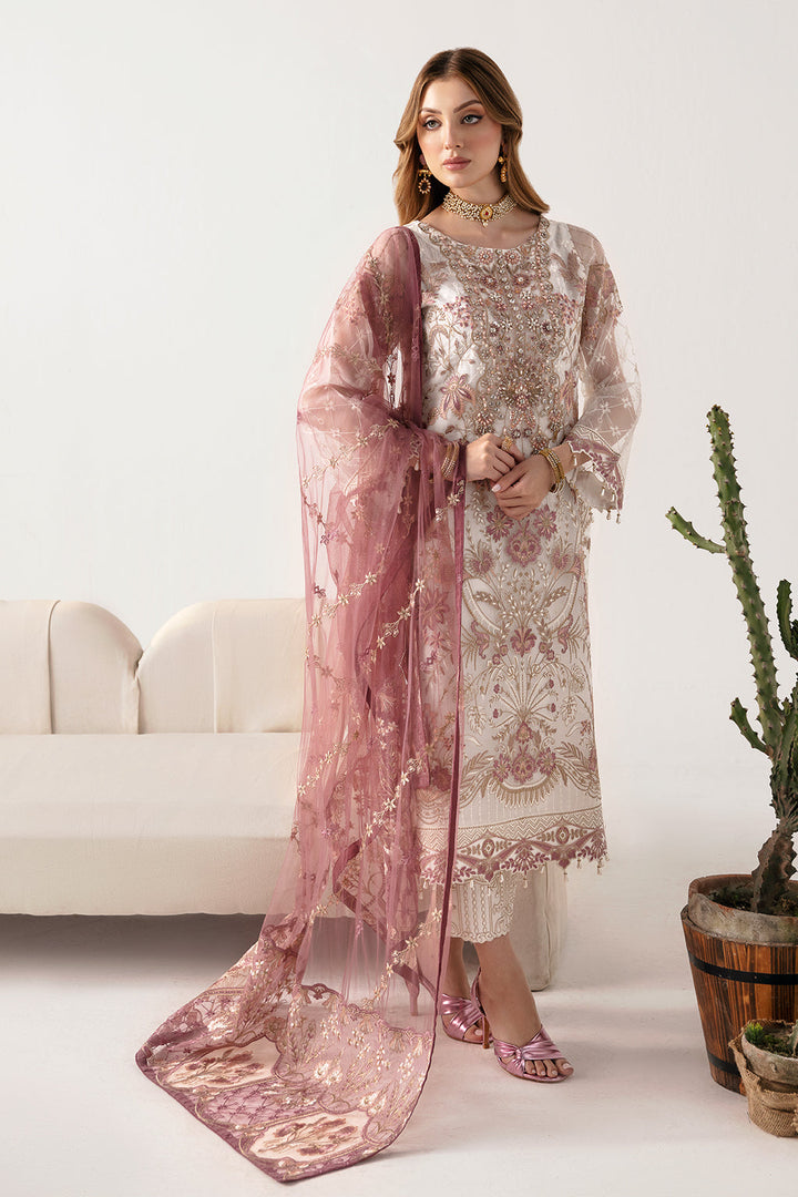 Ramsha | Minhal Organza Collection | M-1102 - Waniyas