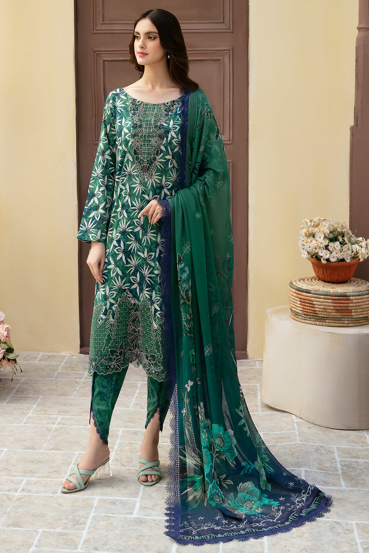 Ramsha | Rangrez Lawn Collection | N-507 - Waniyas