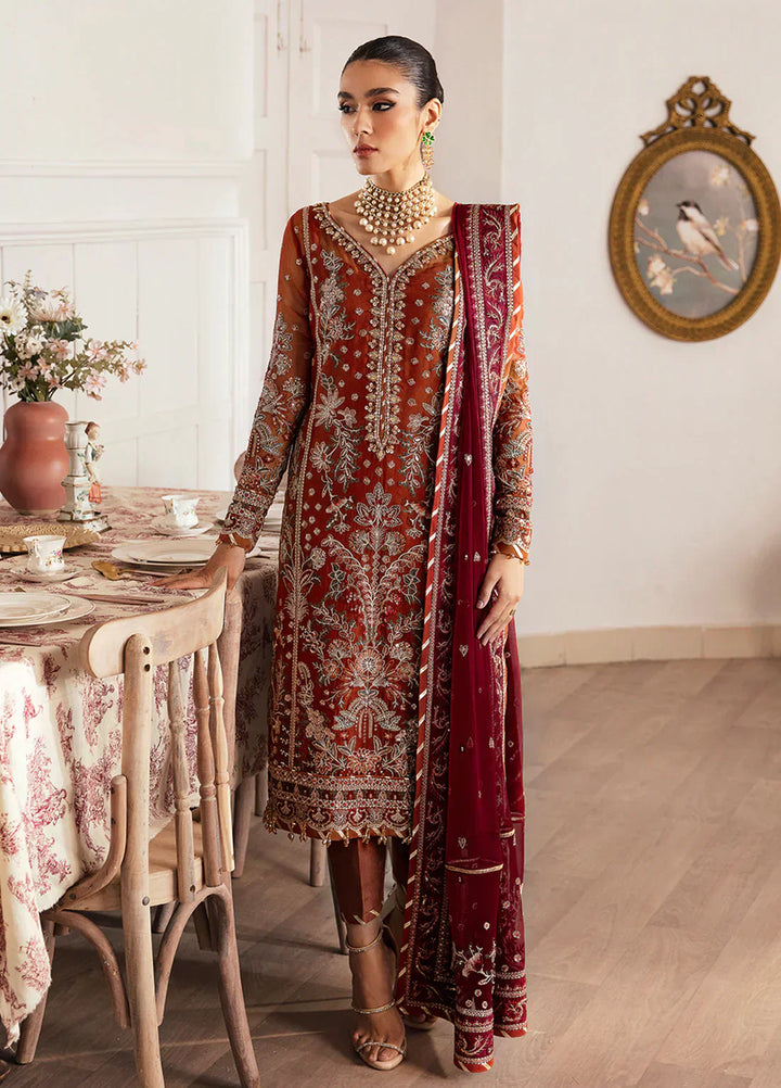 Gulaal | Embroidered Chiffon 23 | LAIRA - Waniyas