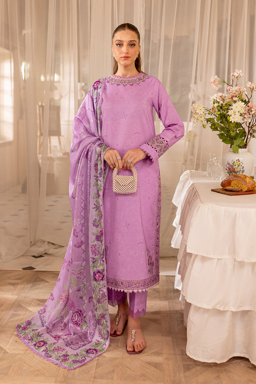 Farasha | Seraya Lawn 24 | VOILET - Waniyas