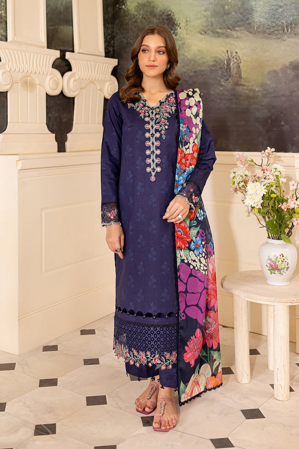 Farasha | Seraya Lawn 24 | INDIGO - Waniyas