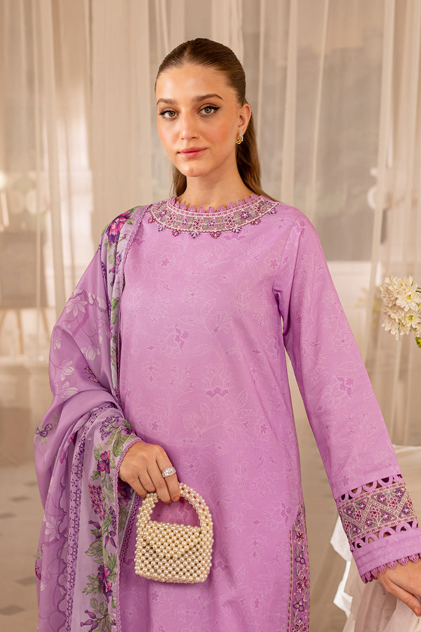 Farasha | Seraya Lawn 24 | VOILET - Waniyas