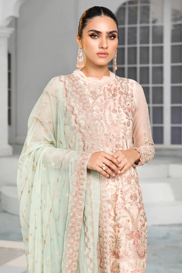 Zarif | DE LUXURY Formals | CORAL - Waniyas