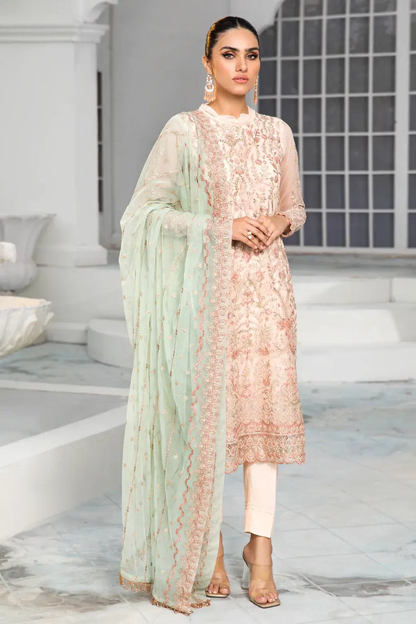 Zarif | DE LUXURY Formals | CORAL - Waniyas