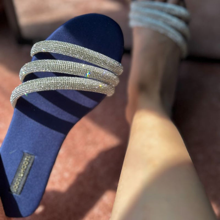 Blue Lovestruck Slides - Waniyas