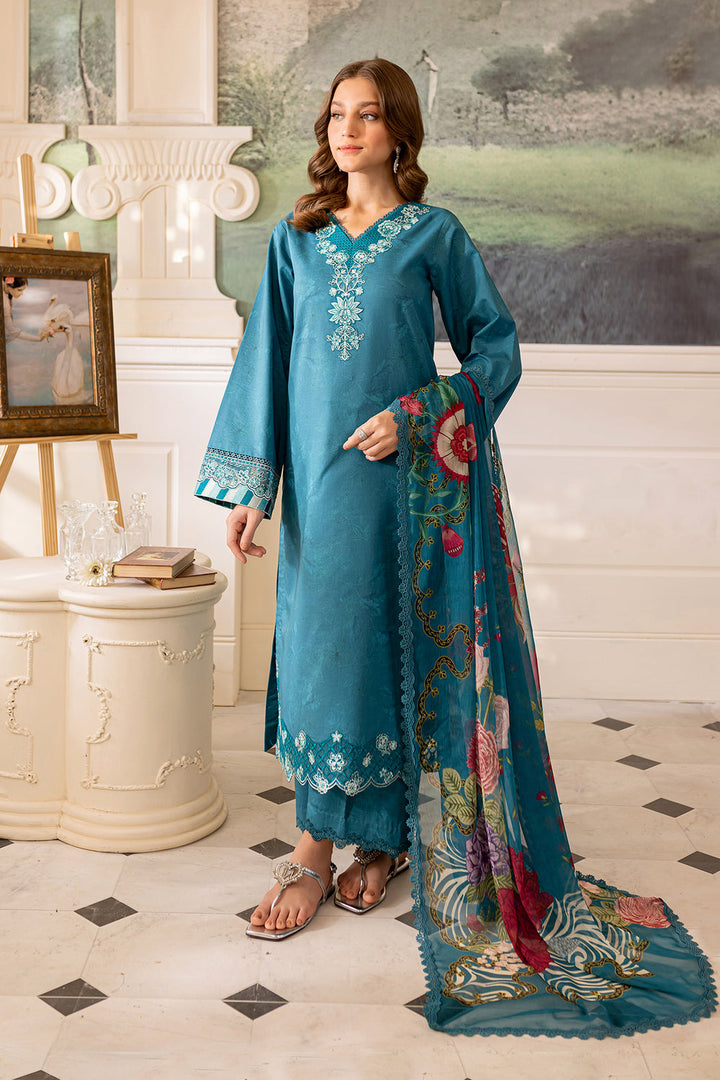 Farasha | Seraya Lawn 24 | PERIWINKLE - Waniyas