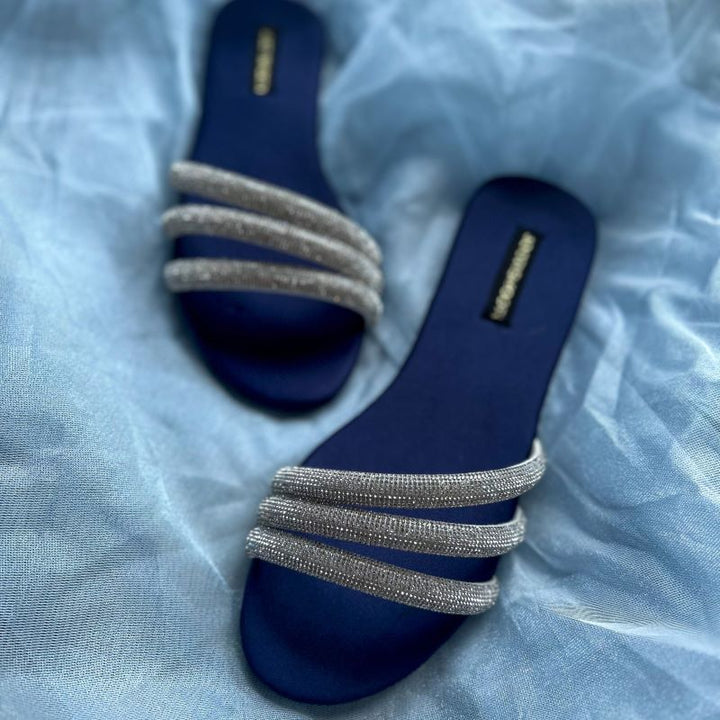 Blue Lovestruck Slides - Waniyas