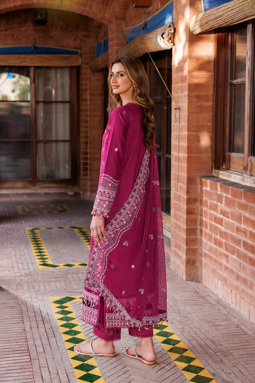 Farasha | Kaavish Lawn 24 | ROSY SOMBER - Waniyas