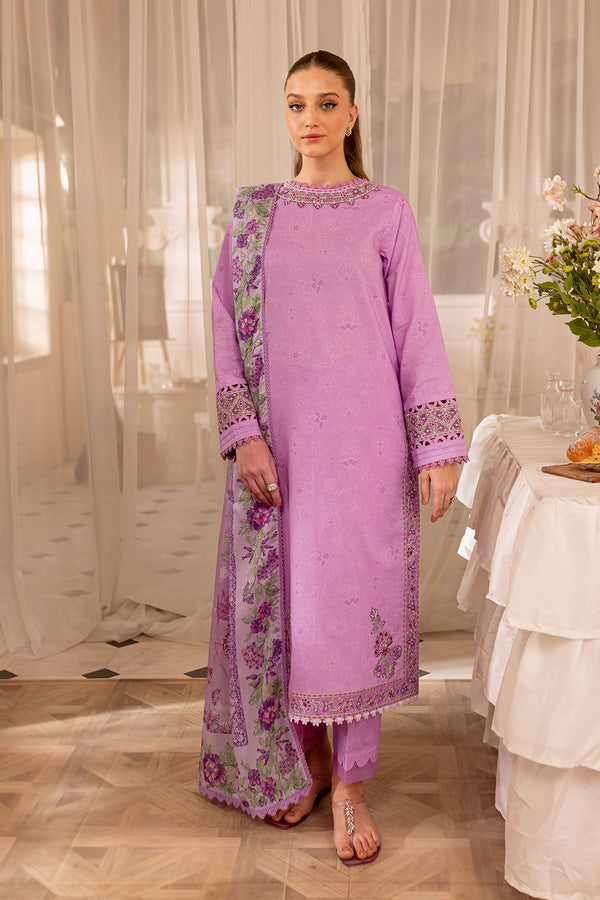 Farasha | Seraya Lawn 24 | VOILET - Waniyas