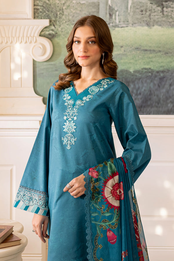 Farasha | Seraya Lawn 24 | PERIWINKLE - Waniyas