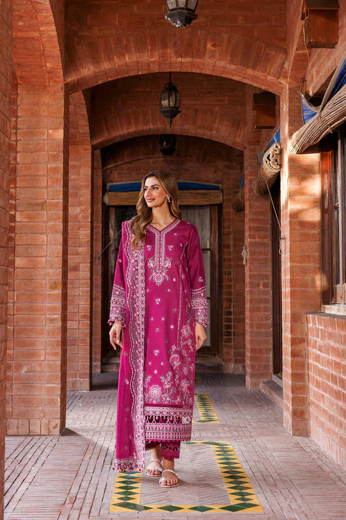 Farasha | Kaavish Lawn 24 | ROSY SOMBER - Waniyas