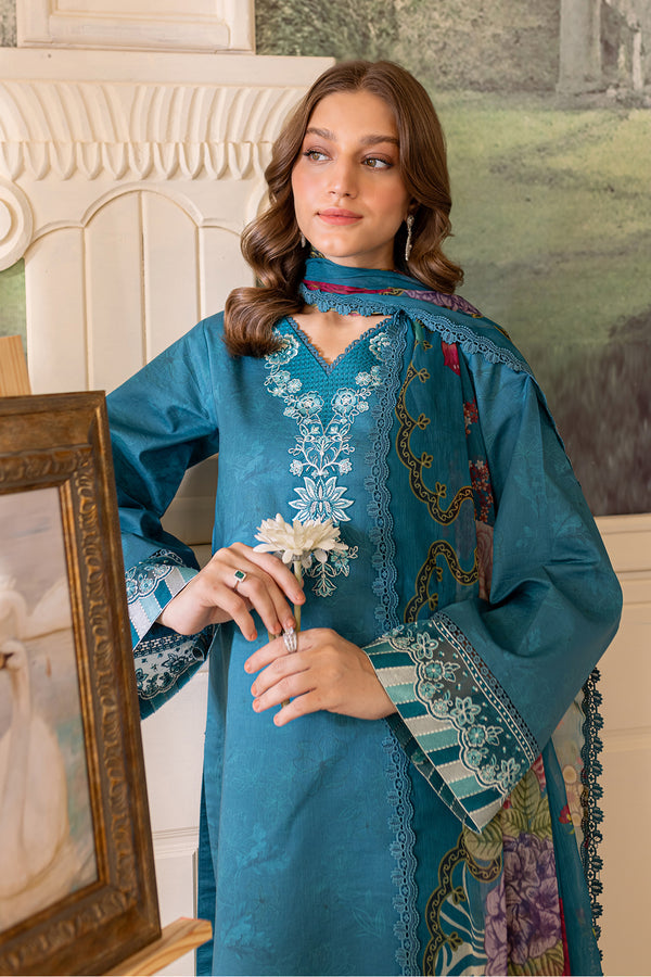 Farasha | Seraya Lawn 24 | PERIWINKLE - Waniyas