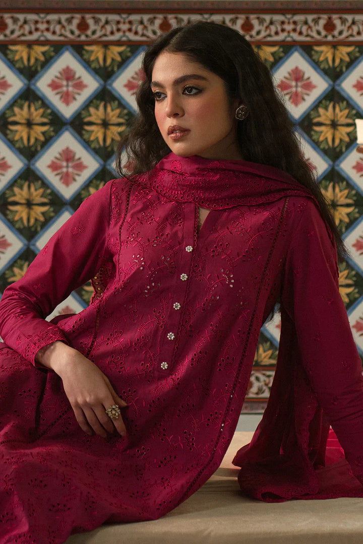 Cross Stitch | Chikankari Lawn | CERISE LOFT - Waniyas